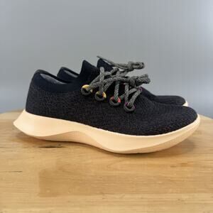 Allbirds Tree Dashers Shoes Womens Size 7.5 Black Peach Running Sneakers Comfort